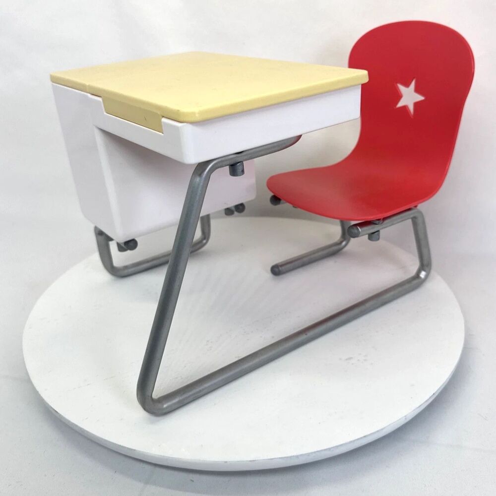American Girl Truly Me Flip-Top Desk Playset 18" Doll School Pink